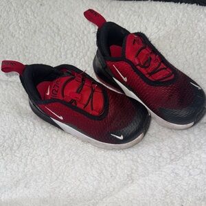 Nike Kids Black and Red Sneakers